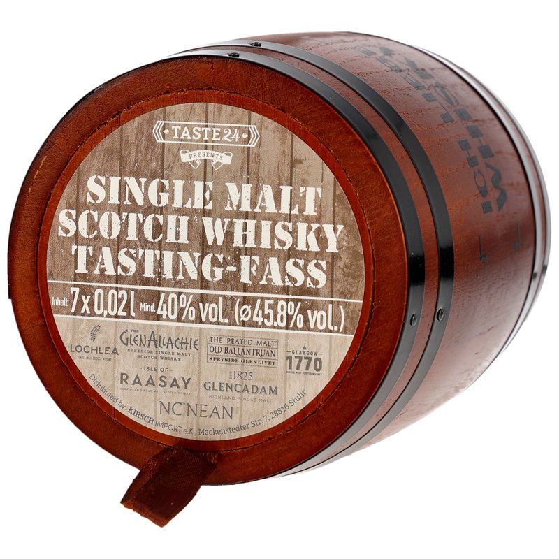Fût de dégustation de whisky écossais 100% single malt 7x 0,02l - "I love whisky" (2023)