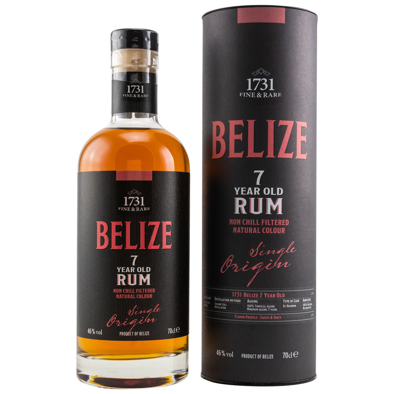 1731 Rum - Belize (Travellers Liquors) 7 yo