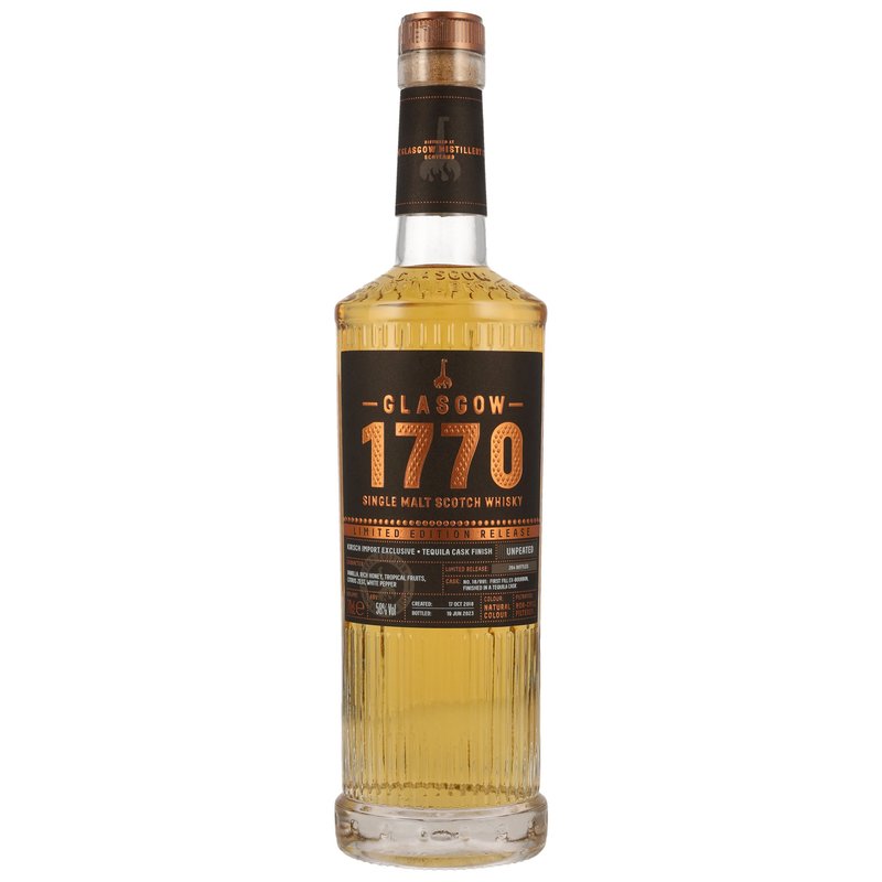 1770 Glasgow Single Malt 2018/2023 - 4 ans - Tequila Cask