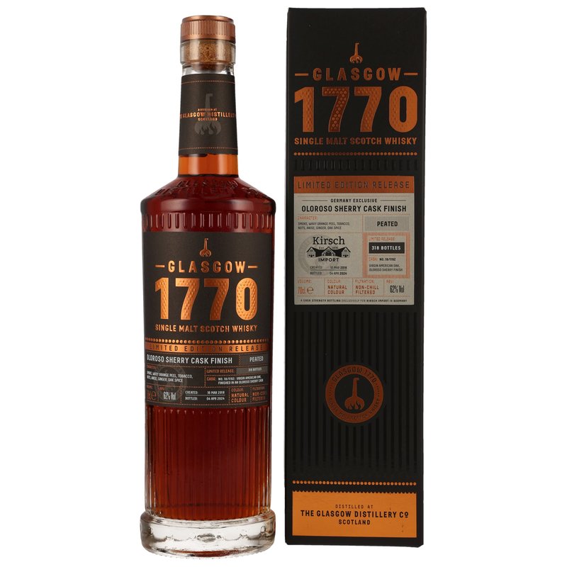 1770 Glasgow Single Malt 2018/2024 - 6 y.o. - Oloroso Cask