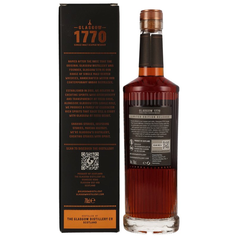 1770 Glasgow Single Malt 2018/2024 - 6 y.o. - Oloroso Cask