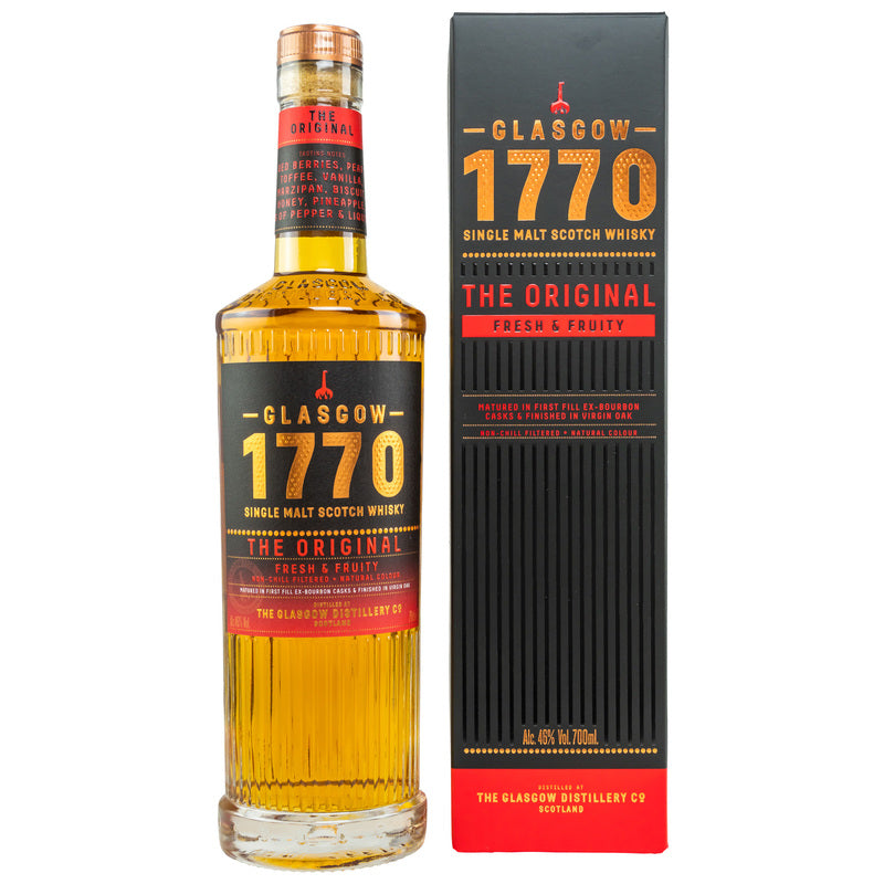Whisky écossais single malt 1770 Glasgow - L'original - 700 ml
