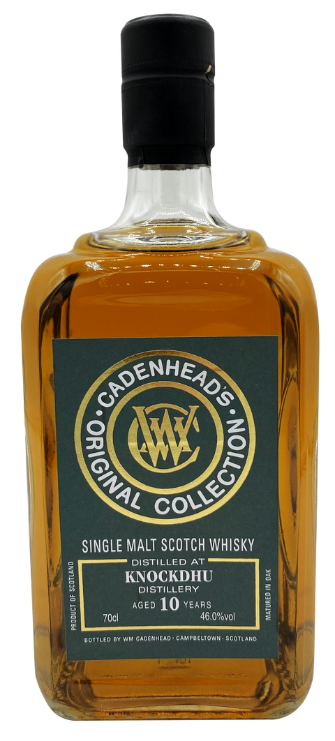 Cadenhead's Knockdhu 10 Year Single Malt Scotch Whiskey