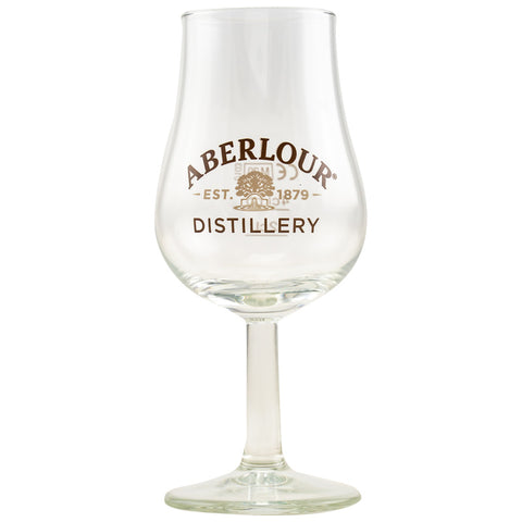 Aberlour nosing glass with calibration mark