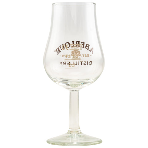 Aberlour nosing glass with calibration mark