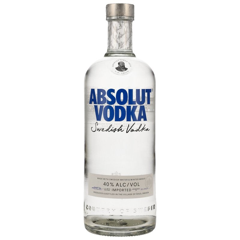 litres de vodka Absolut