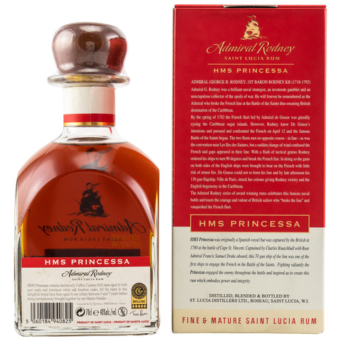 Admiral Rodney Rum - HMS Princessa