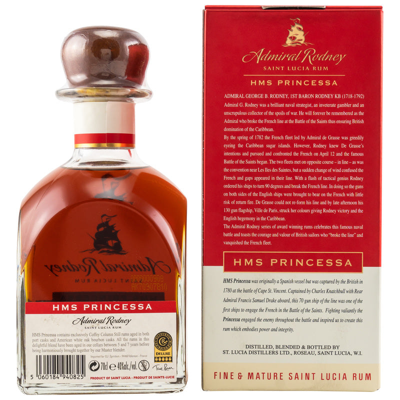 Admiral Rodney Rum - HMS Princess