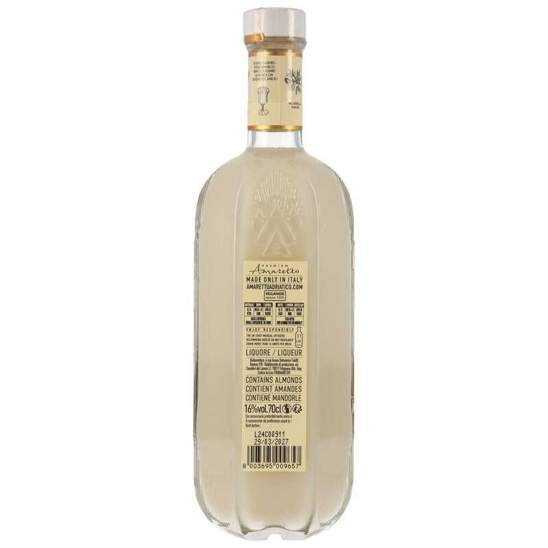 Adriatico Amaretto Bianco Liqueur - MHD: 03/27