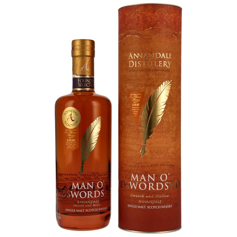 Annandale 2017/2023 Man O' Words Founders Selection - Oloroso Cask