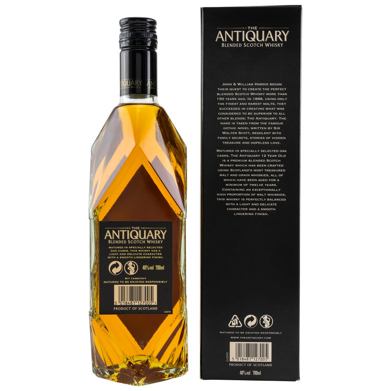 Whisky écossais mélangé Antiquary 12 ans