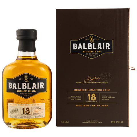 Balblair 18 yo