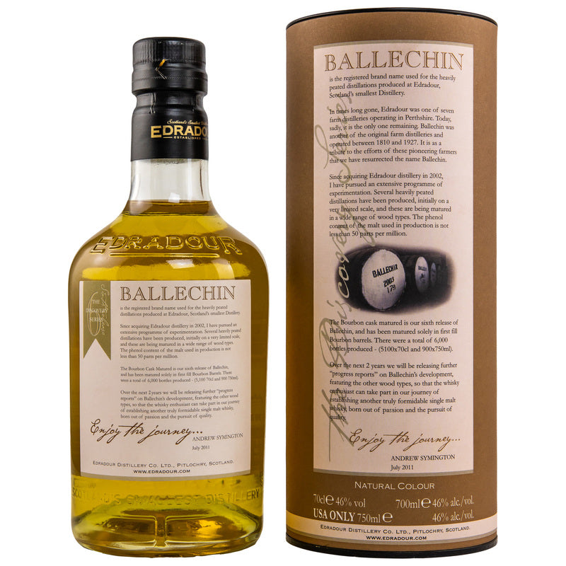 Ballechin Bourbon Cask Élevé