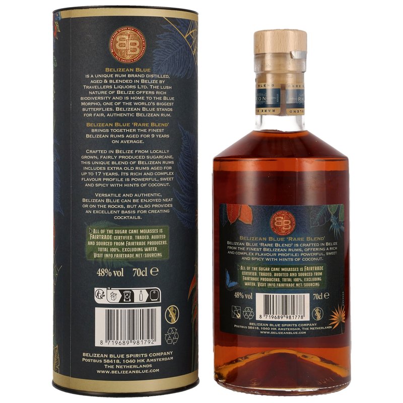 Rhum Belizean Blue Rare Blend - Travelers Liquors