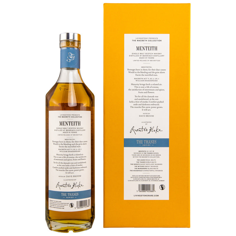 Benriach (Menteith) 1992/2023 - 31 ans - Macbeth Series Act One