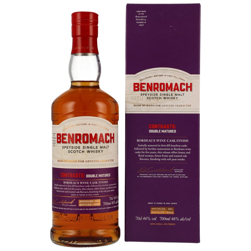 Benromach 2011/2023 - 12 yo - Double Matured Bordeaux Cask