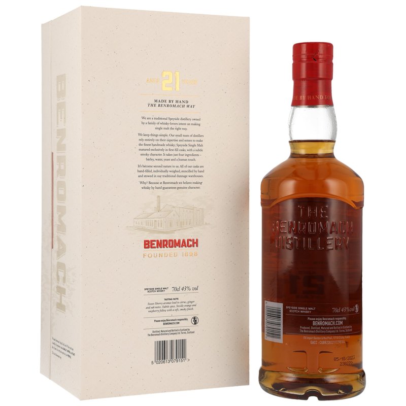 Benromach 21 yo