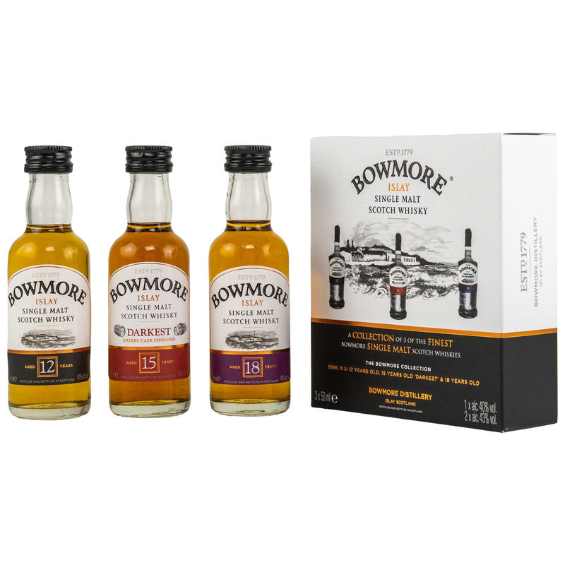 Bowmore Collection 3 x 0.05