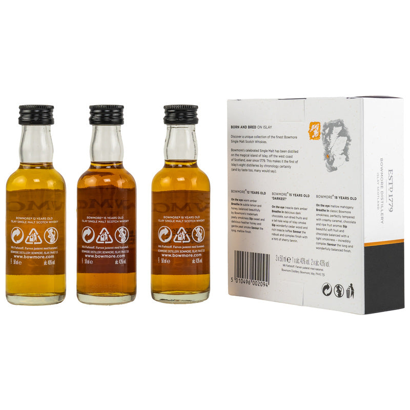 Bowmore Collection 3 x 0.05