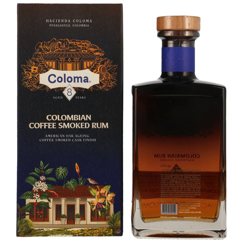 Rhum Coloma 8 ans - Café Fumé