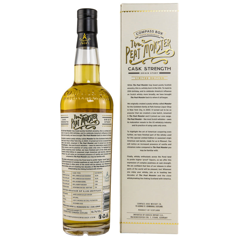 Compass Box Peat Monster Cask Strength