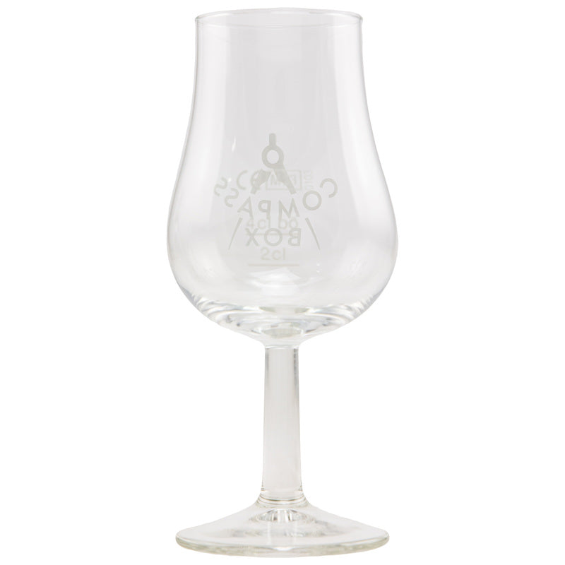 Compass Box Tasting Glass Tulip Shape with 2/4cl Calibration Mark without Lid