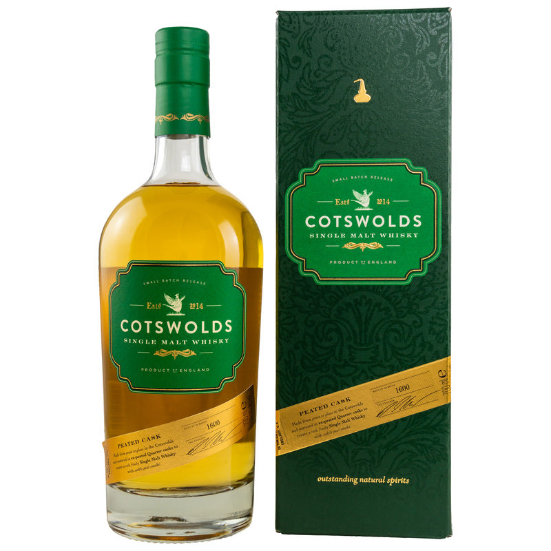 Cotswolds Peated Cask Single Malt Whisky - 59.6%