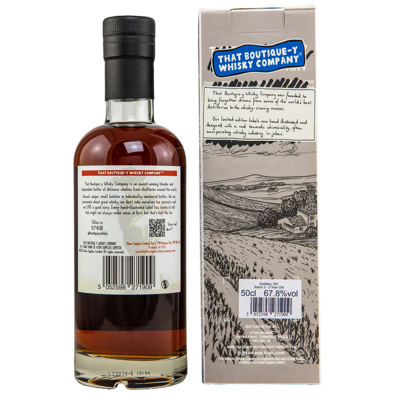 Distillerie 291 3 ans - Lot 3 (That Boutique-Y Whisky Company)