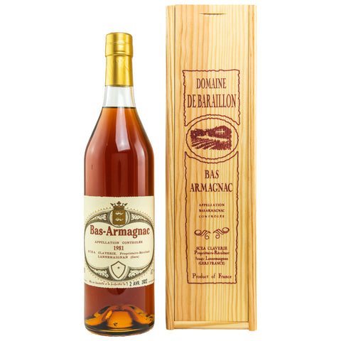 Domaine de Baraillon Bas Armagnac 1981