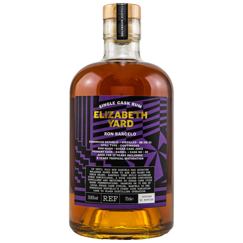 Elizabeth Yard Rum Ron Barcelo Référence Cask