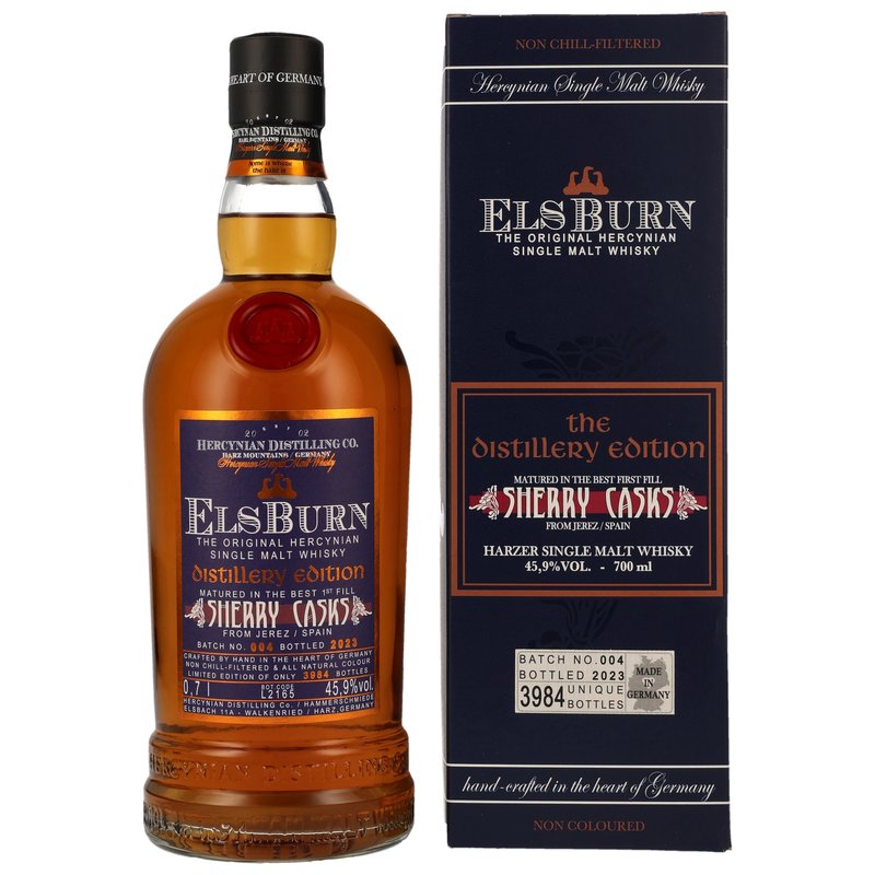 Elsburn Distillery Edition Batch 004 (2023) Fûts de Sherry
