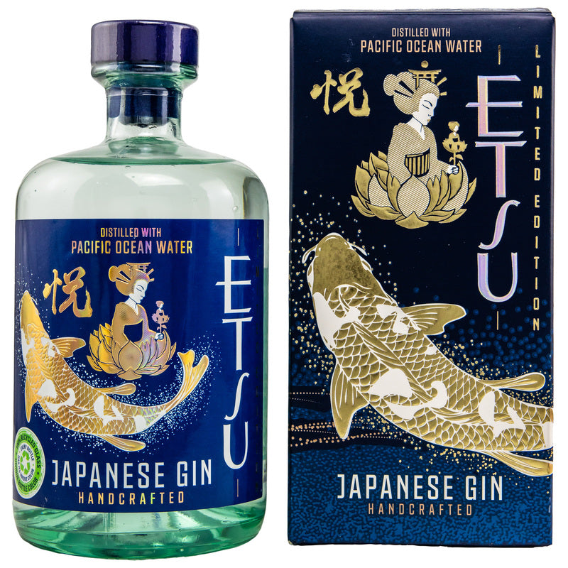 Gin japonais à l'eau de l'océan Pacifique Etsu