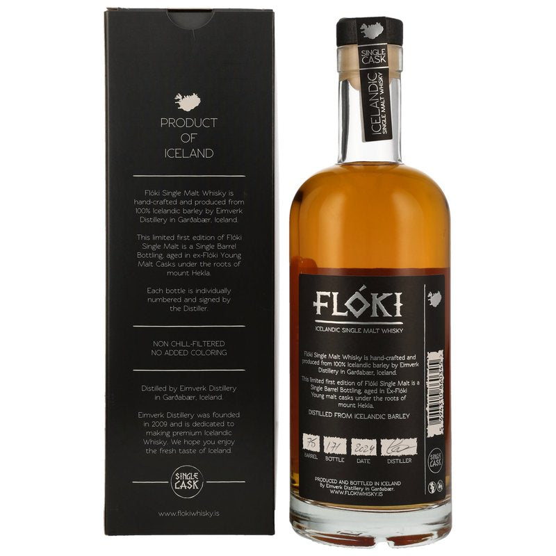 Floki Single Malt Whisky Islandais - Réserve Single Cask