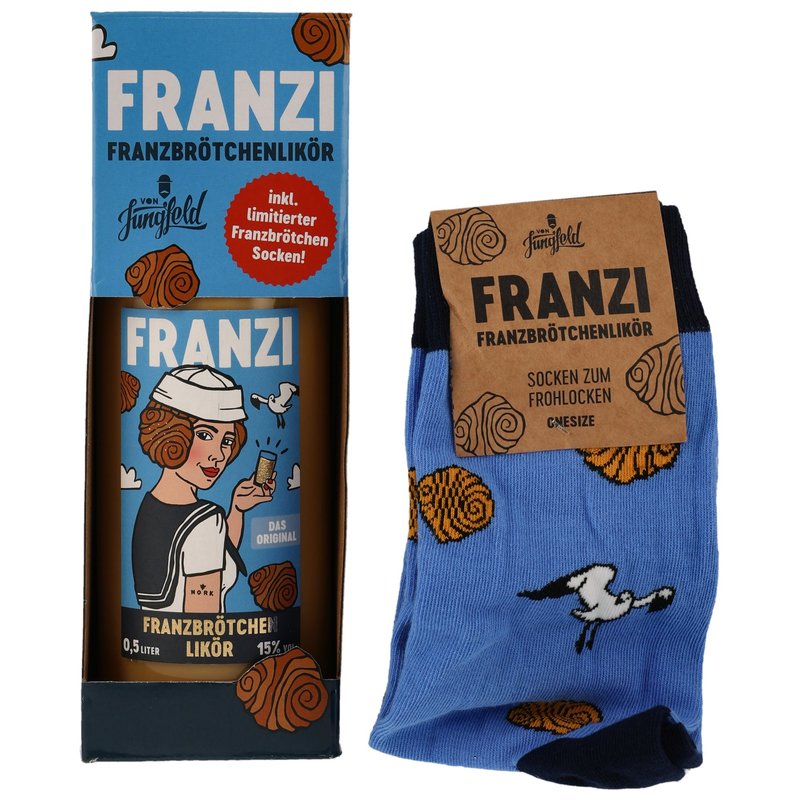 Franzi Franzbrötchen Liqueur - Socks Edition