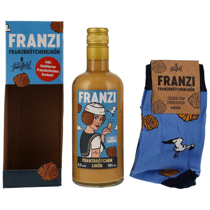 Franzi Franzbrötchen Liqueur - Socks Edition