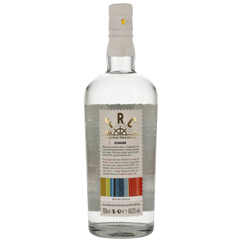 Rhum lourd d'Équateur non vieilli FRC - Romero &amp; Sons