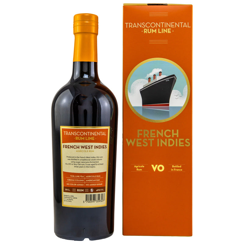 Rhum Antilles Françaises VO - Transcontinental Rum Line Nouvel EAN