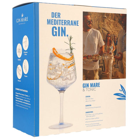 Gin Mare Mediterranean - mit Glas