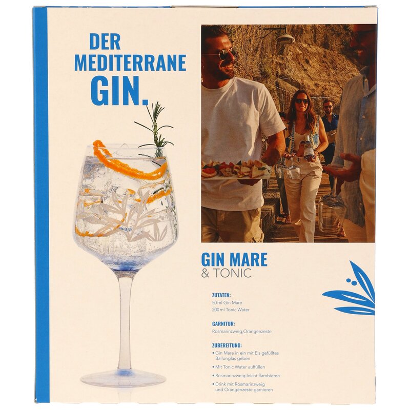 Gin Mare Mediterranean - mit Glas