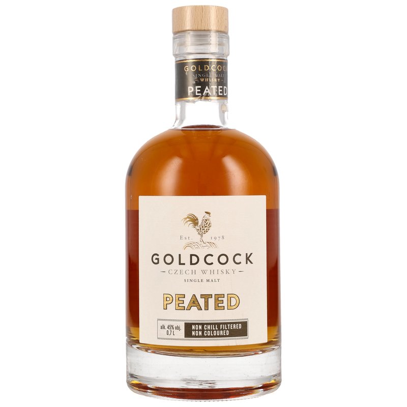 Whisky tchèque tourbé Gold Cock - 45%