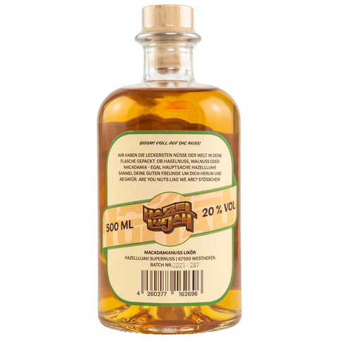 Hazellujah Macadamia Liqueur