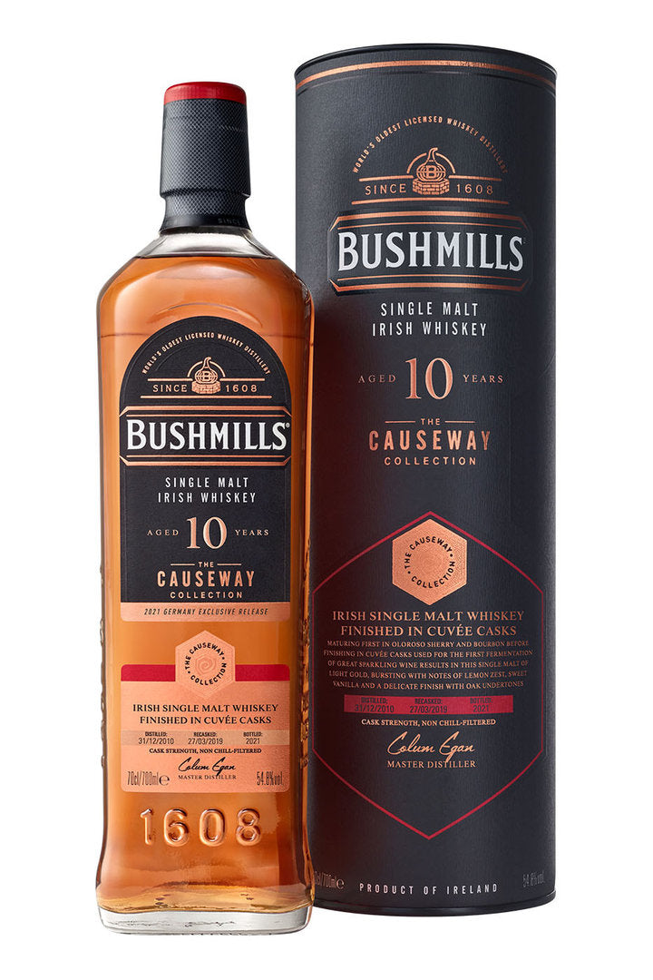 Bushmills Causeway Collection Cuvee Cask 10 Ans 2021 0,7 l