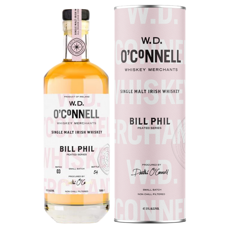 W.D. O'Connell Bill Phil Peated Single Malt Whiskey 0,7 l