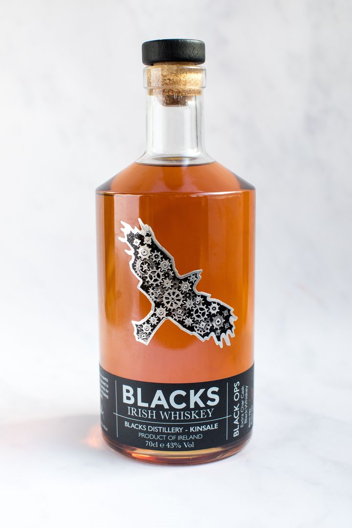 Whisky irlandais Blacks - Black OPS 0,7 l