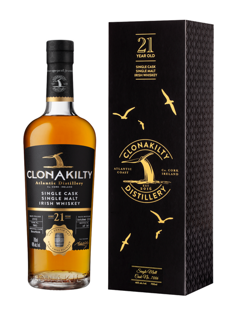 Clonakilty 21 Jahre Single Cask Whiskey 0,7