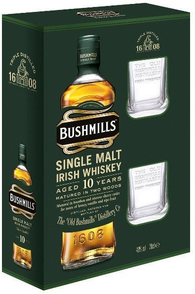 Bushmills 10 Years Gift Set 0.7 l