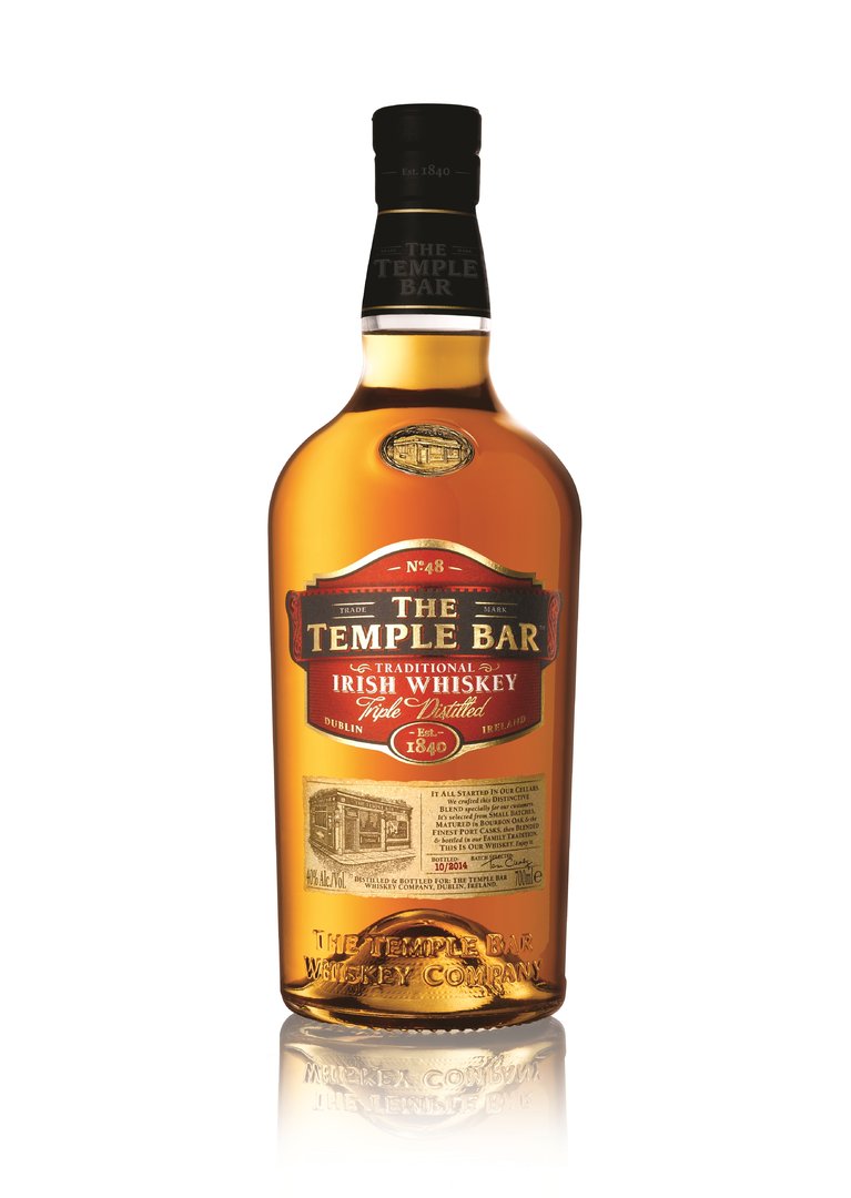 The Temple Bar Traditional Irish Whiskey 0,7 l