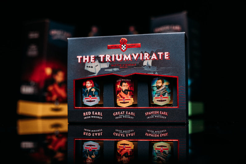 Coffret à whisky The Triumvirate Battle of Kinsale 0,15 l