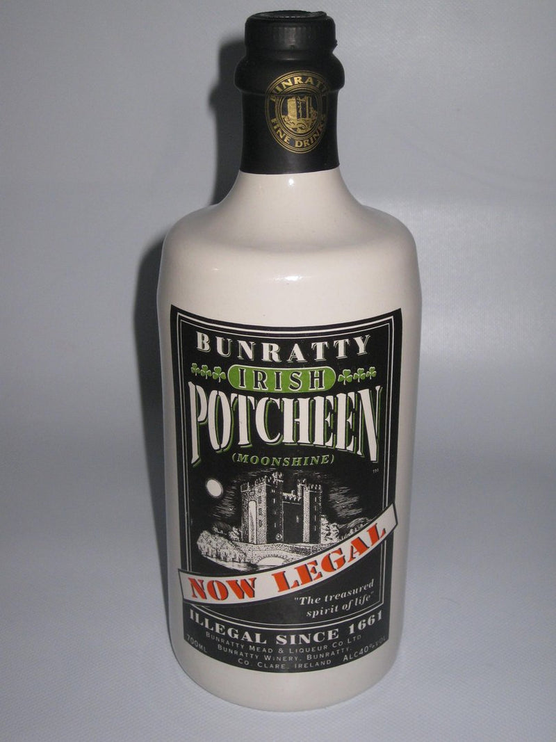 Bunratty Irish Potcheen Ceramic Bottle 0.7 l