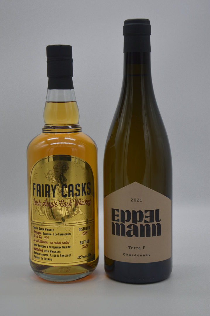 Fairy Cask 7 Chardonnay Cask 0.7 l and Terra F Chardonnay Wine 0.75 l